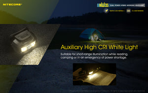 NITECORE NU35 - 460 Lumen - USB And 3 X AAA Battery Headlamp