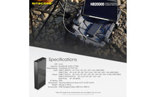 Load image into Gallery viewer, Nitecore NB20000 QC USB &amp; USB-C 4 Port 20000mAh Power Bank
