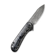 Load image into Gallery viewer, CIVIVI Elementum - Flipper Knife Carbon Fiber Handle (2.96&quot; Damascus Blade)