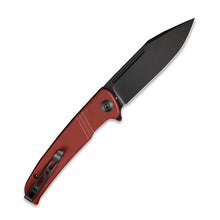 Load image into Gallery viewer, SENCUT Brazoria - Flipper Knife Burgundy G10 Handle (3.46&quot; Black Stonewashed D2 Blade)