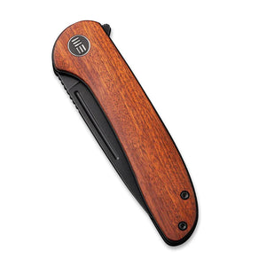 WE KNIFE Saakshi - Flipper Knife Wood Handle (3.30" CPM 20CV Blade)